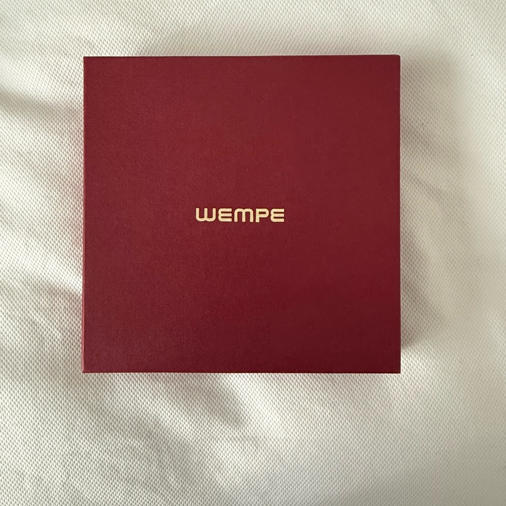 Wempe Red Necklace Box (Necklace Not included)